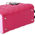 Christian Dior Lady Dior Medium Bag Handbag Pink Light Pink Black Lambskin